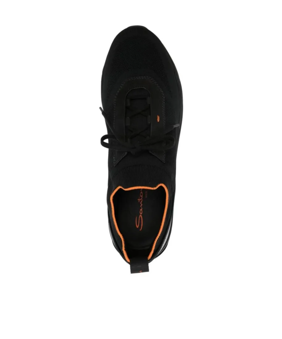 Stretch Lace-Up Sneakers