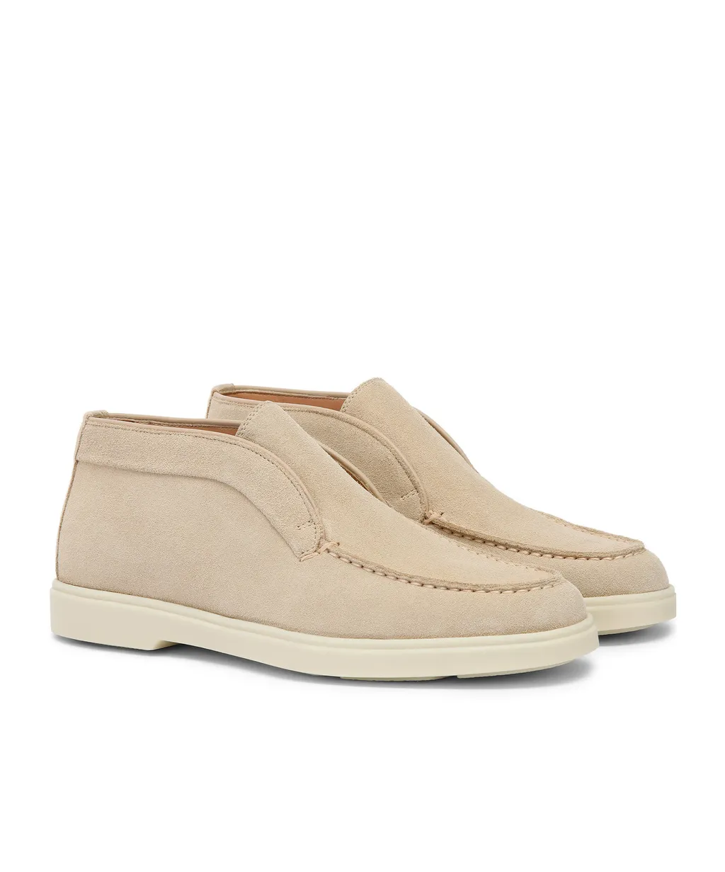 Round-Toe Slip-On Loafers