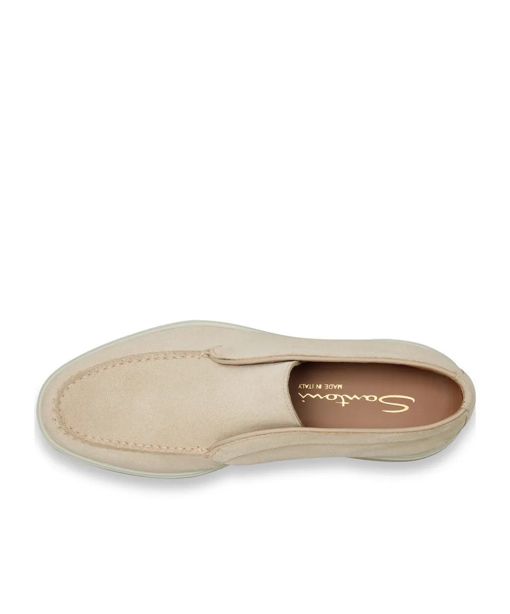 Round-Toe Slip-On Loafers