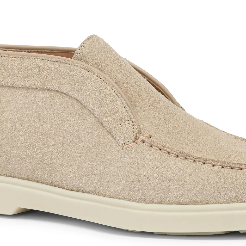 Round-Toe Slip-On Loafers
