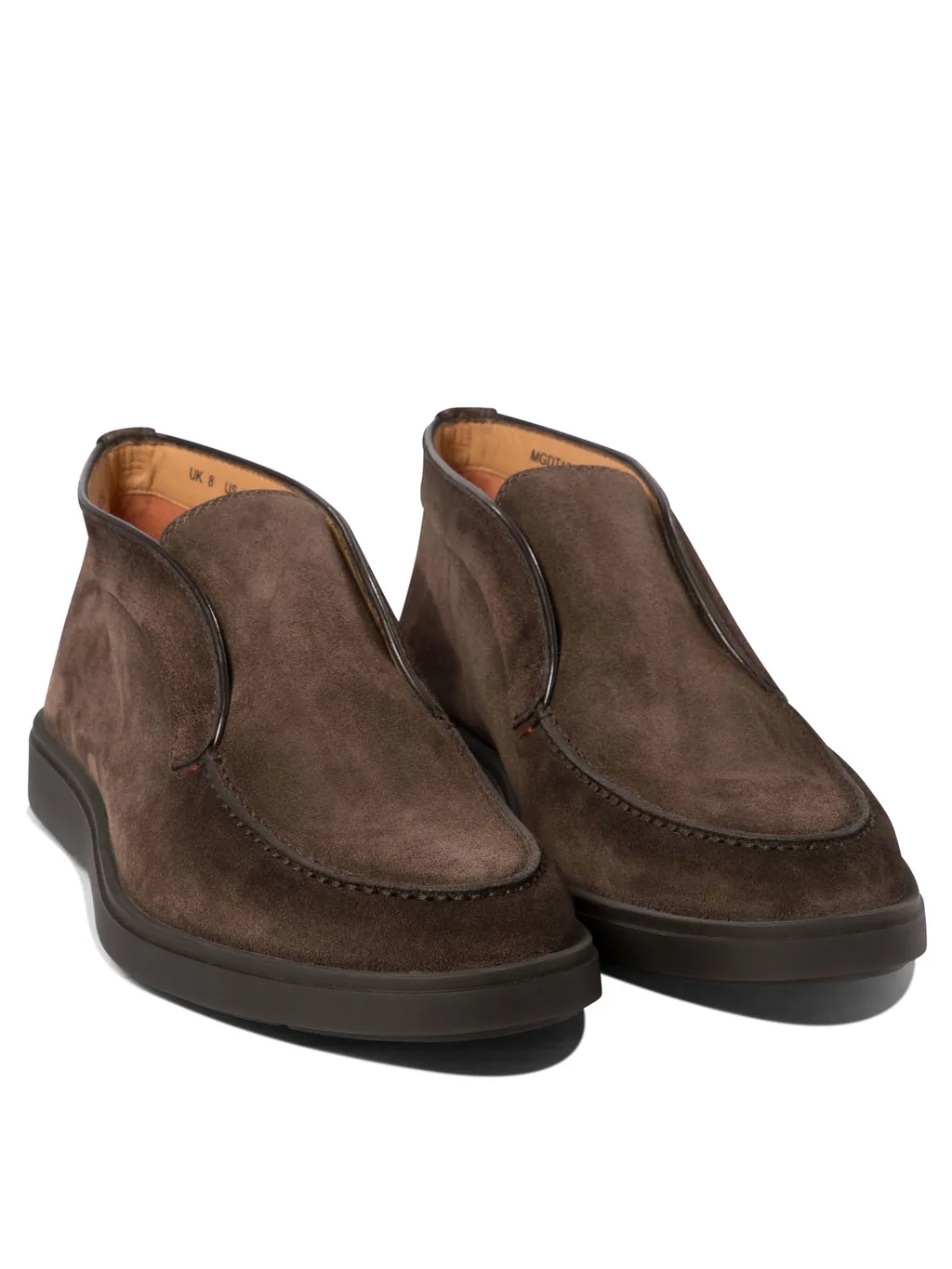 Desert Round-Toe Slip-On Boots