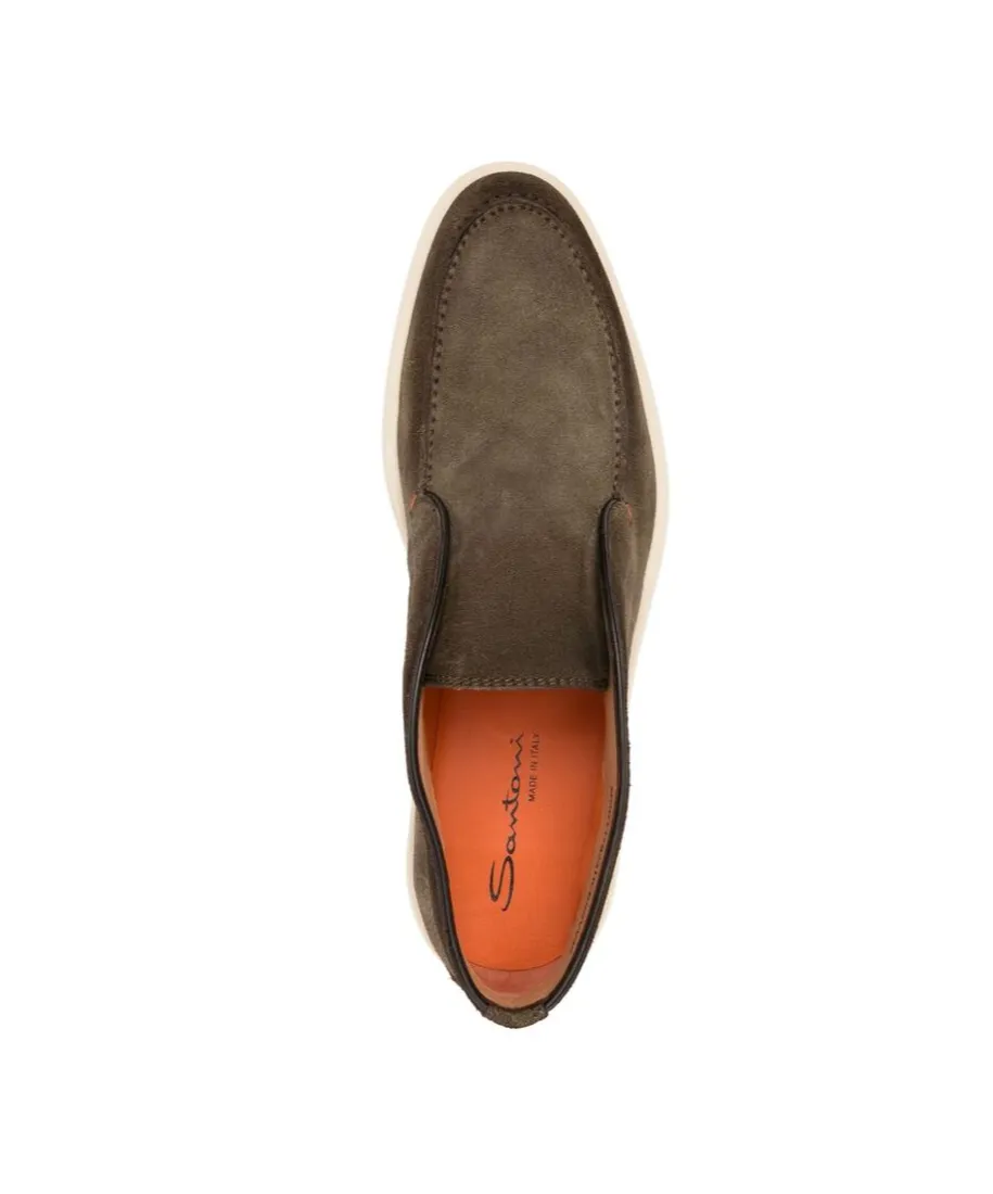 Almond-Toe Slip-On Boots