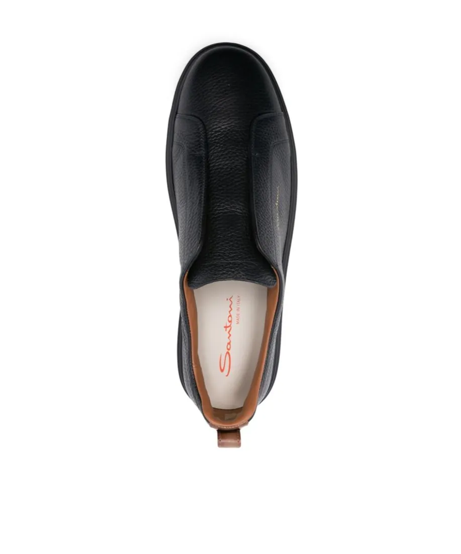 Slip-On Leather Sneakers