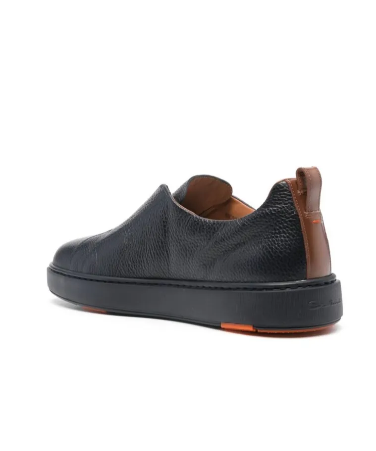 Slip-On Leather Sneakers