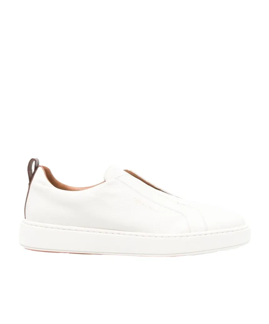 Logo-Printed Almond Toe Sneakers