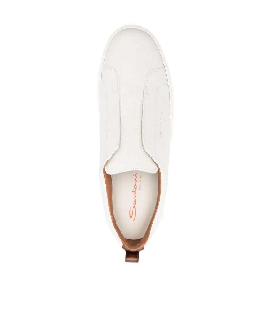 Logo-Printed Almond Toe Sneakers