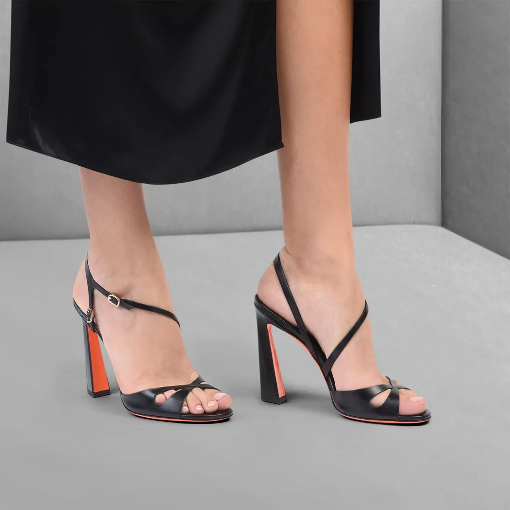 High-Heel Mona Sandals