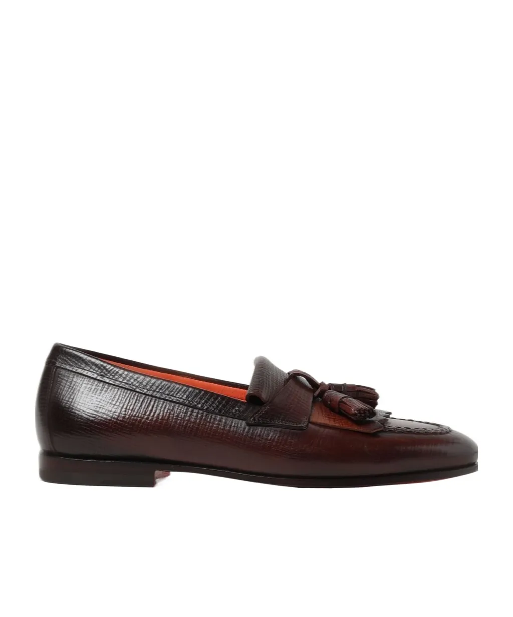 Tassel Detail Slip-On Loafers