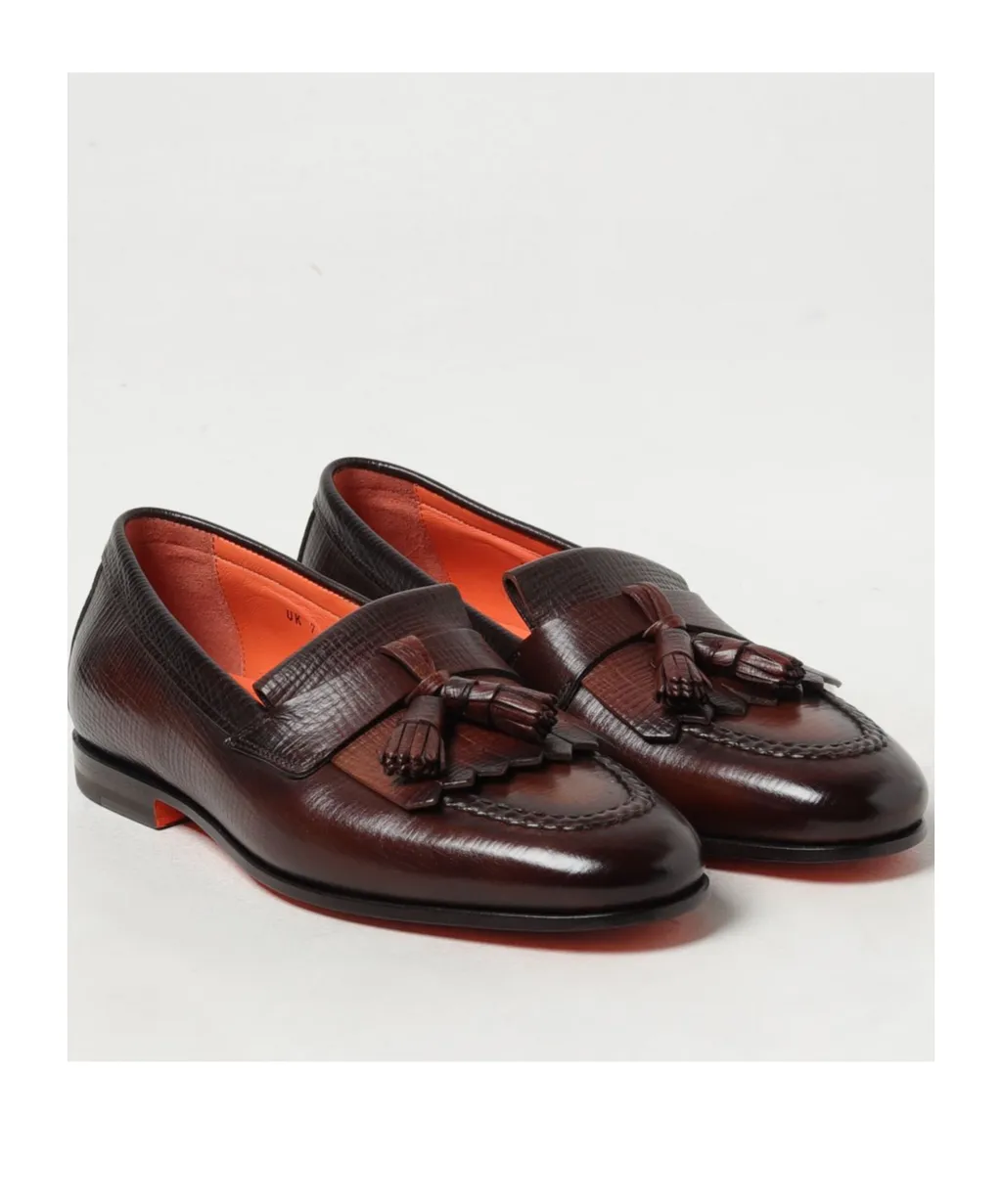 Tassel Detail Slip-On Loafers