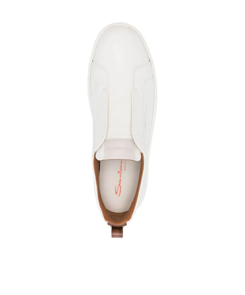 Round Toe Slip-On Sneakers