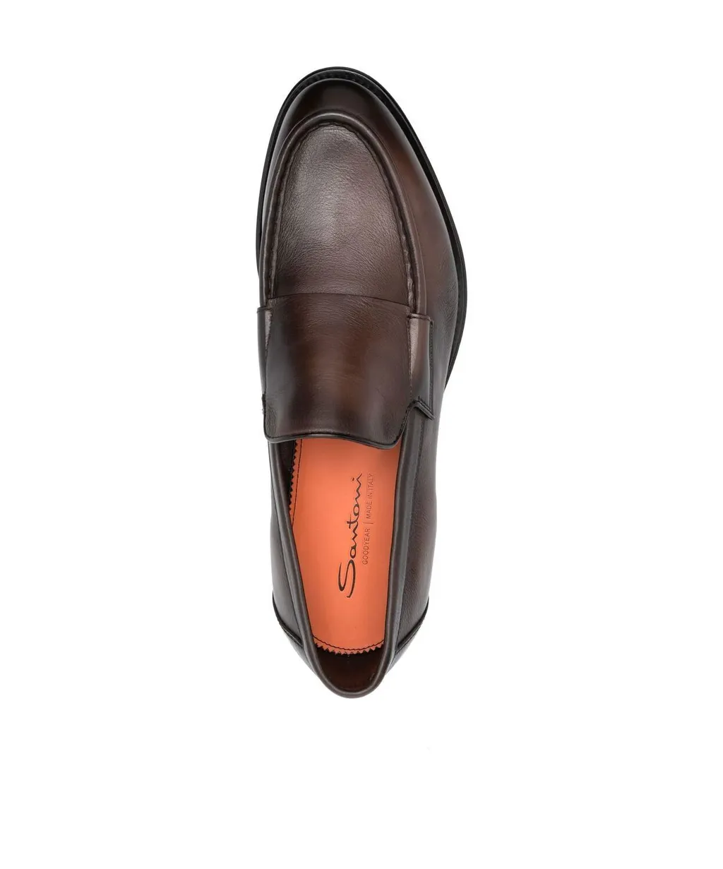 Slip-On Leather Loafers