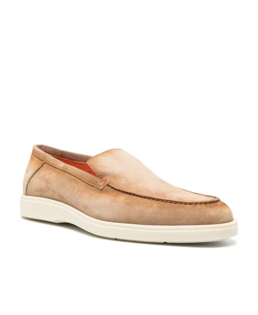 Almond-Toe Slip-On Loafers