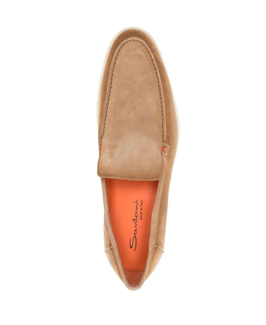 Almond-Toe Slip-On Loafers