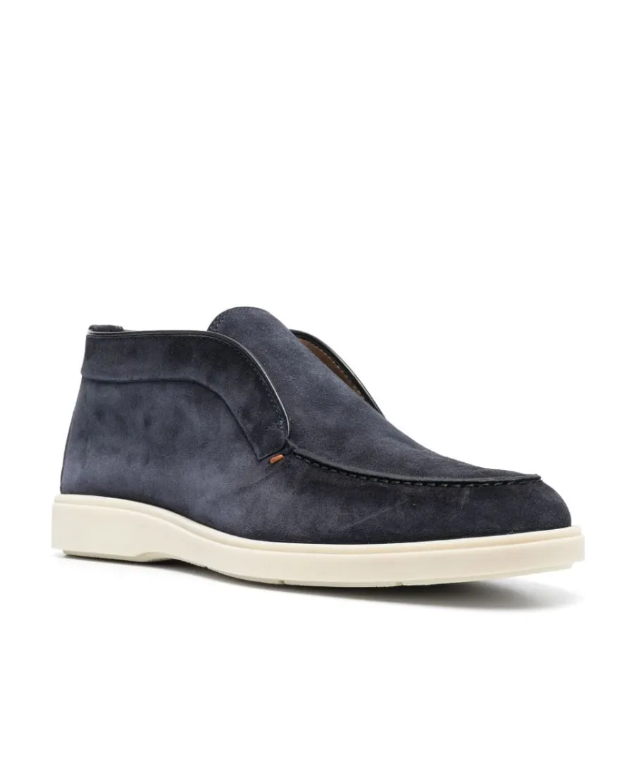 Desert Round-Toe Slip-On Boots