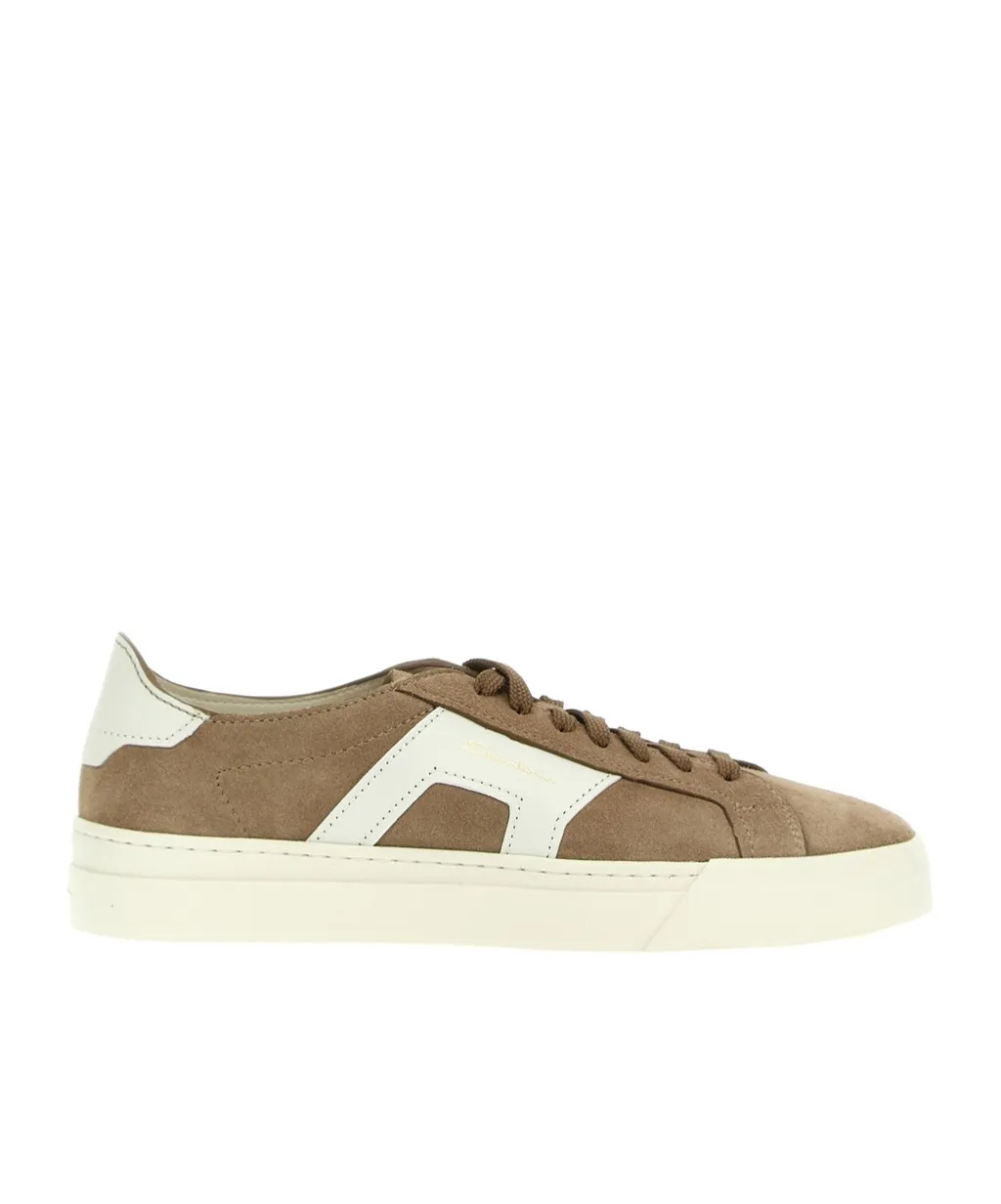 Double Buckle Low-Top Sneakers