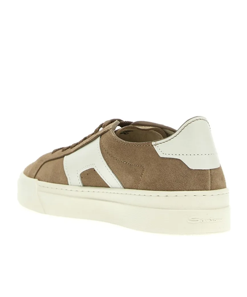 Double Buckle Low-Top Sneakers