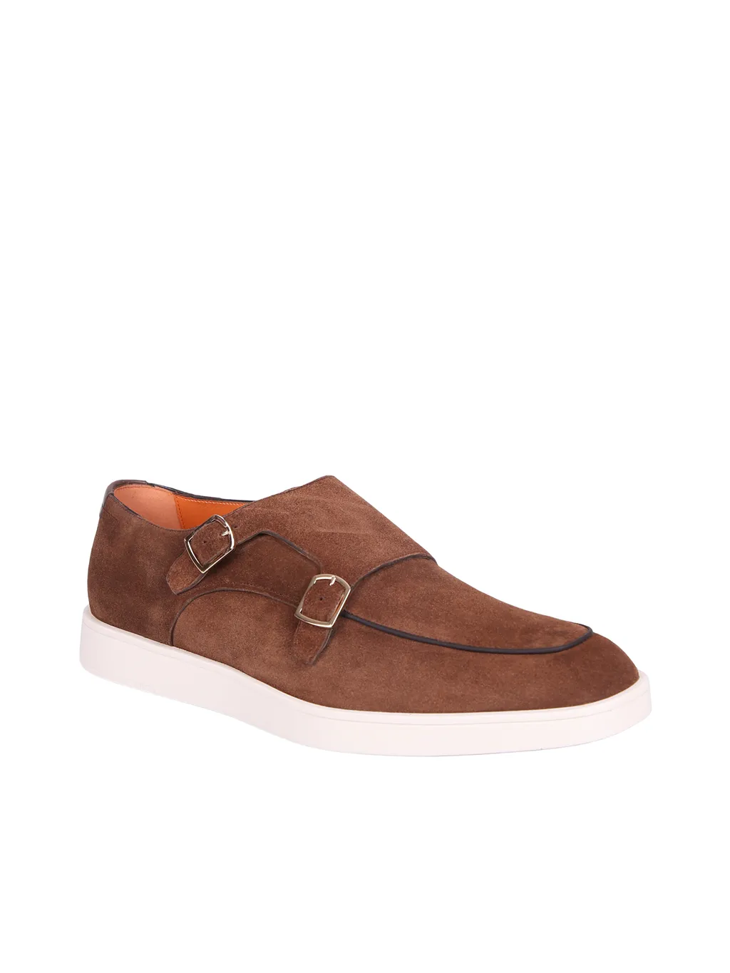 Double Buckle Slip-On Loafers