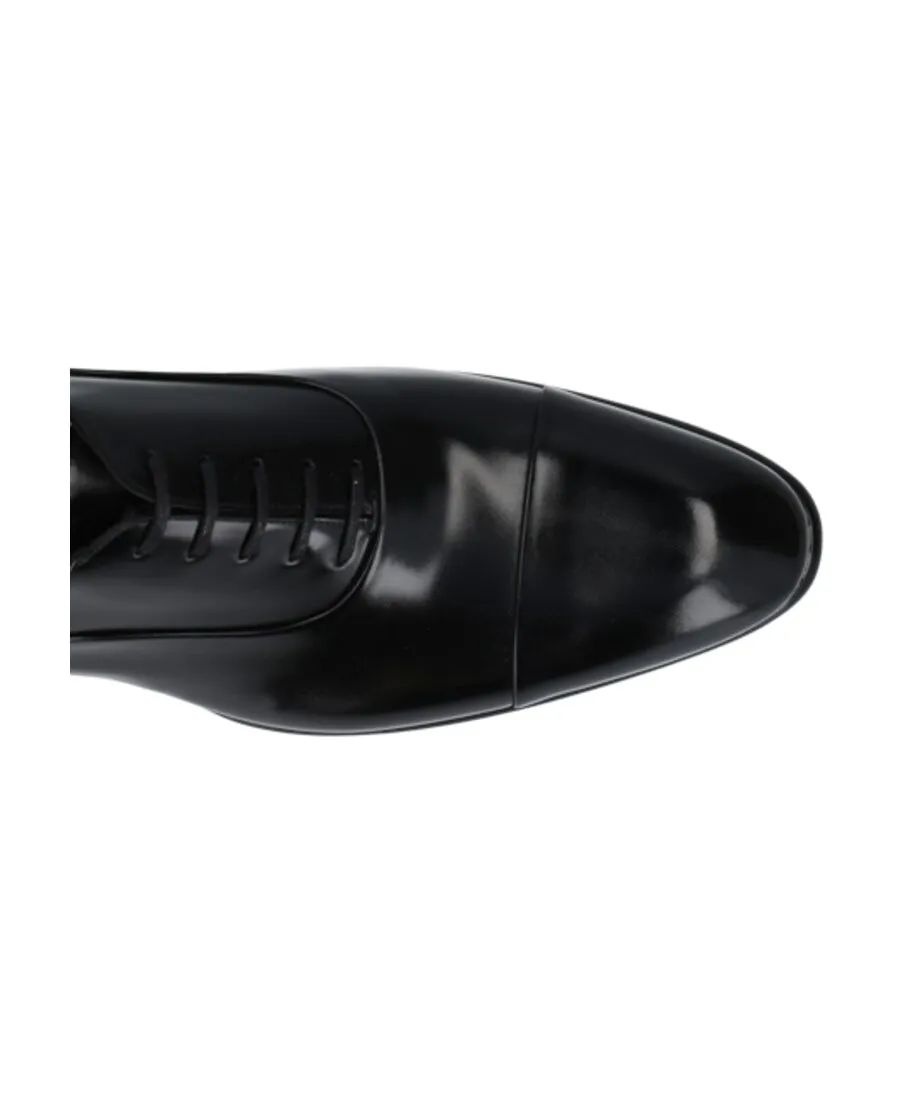 Round Toe Slip-On Oxford Shoes