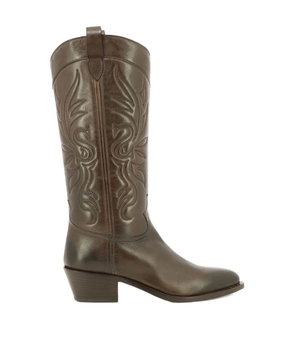Thick-Heeled Boots