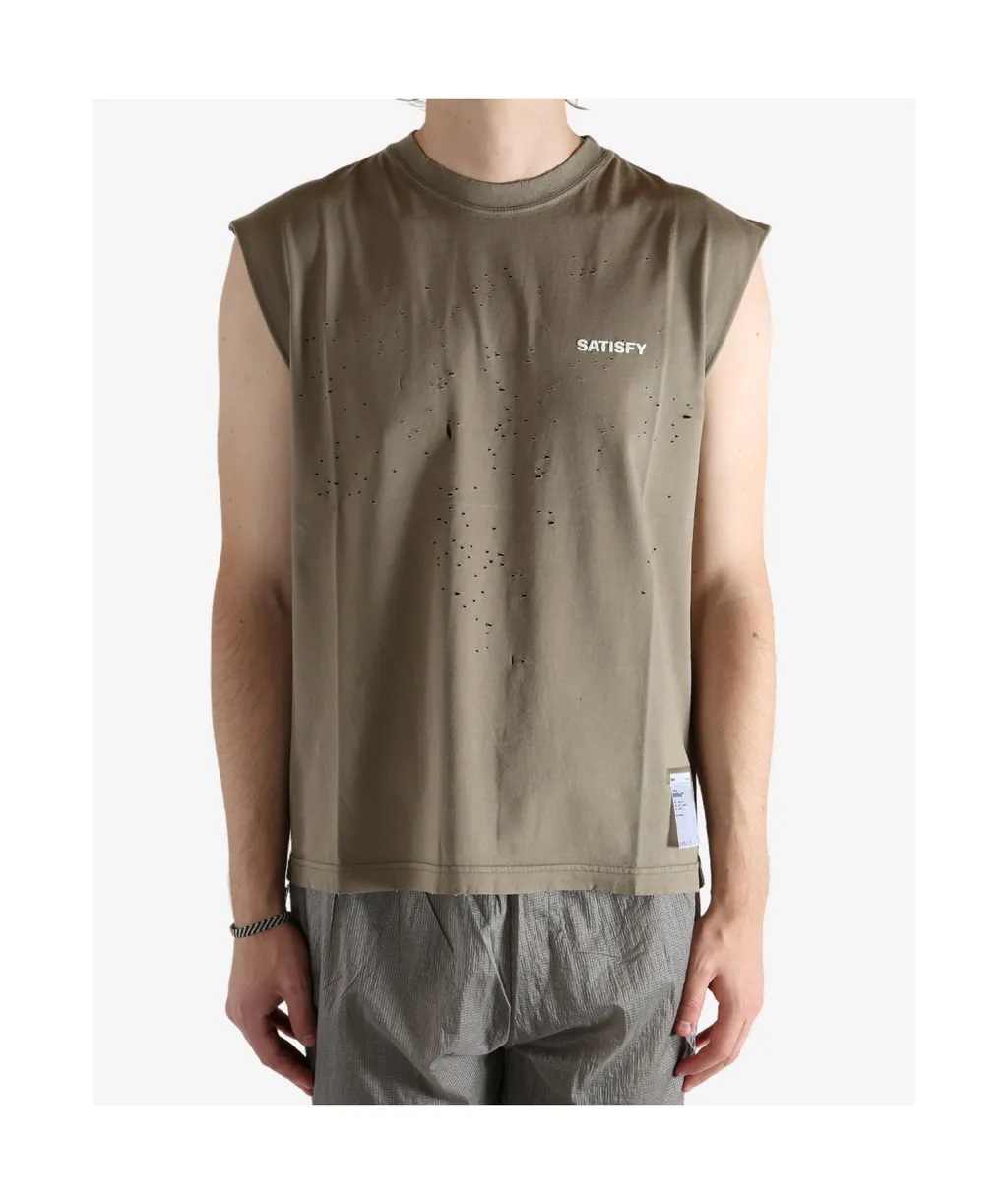 Mothtech™ Distressed Sleeveless Vest
