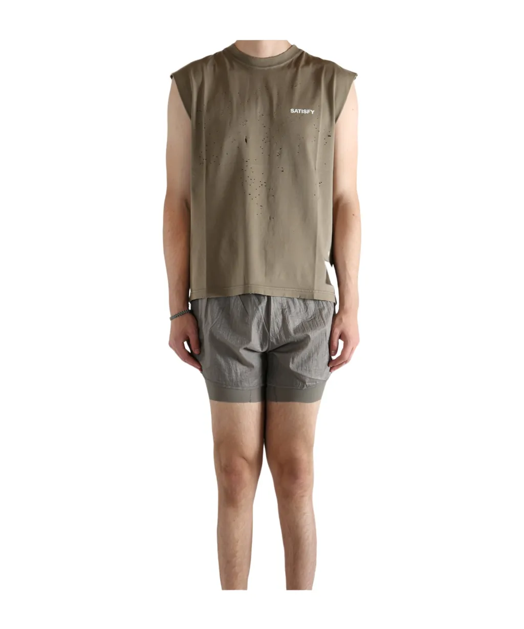 Mothtech™ Distressed Sleeveless Vest