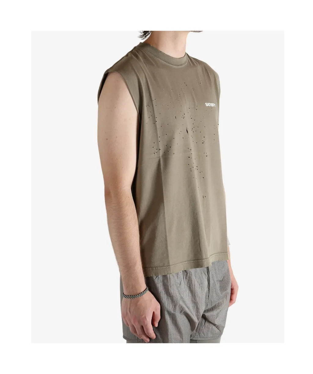 Mothtech™ Distressed Sleeveless Vest
