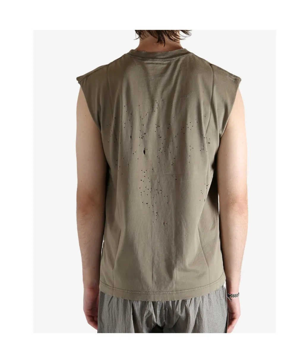 Mothtech™ Distressed Sleeveless Vest