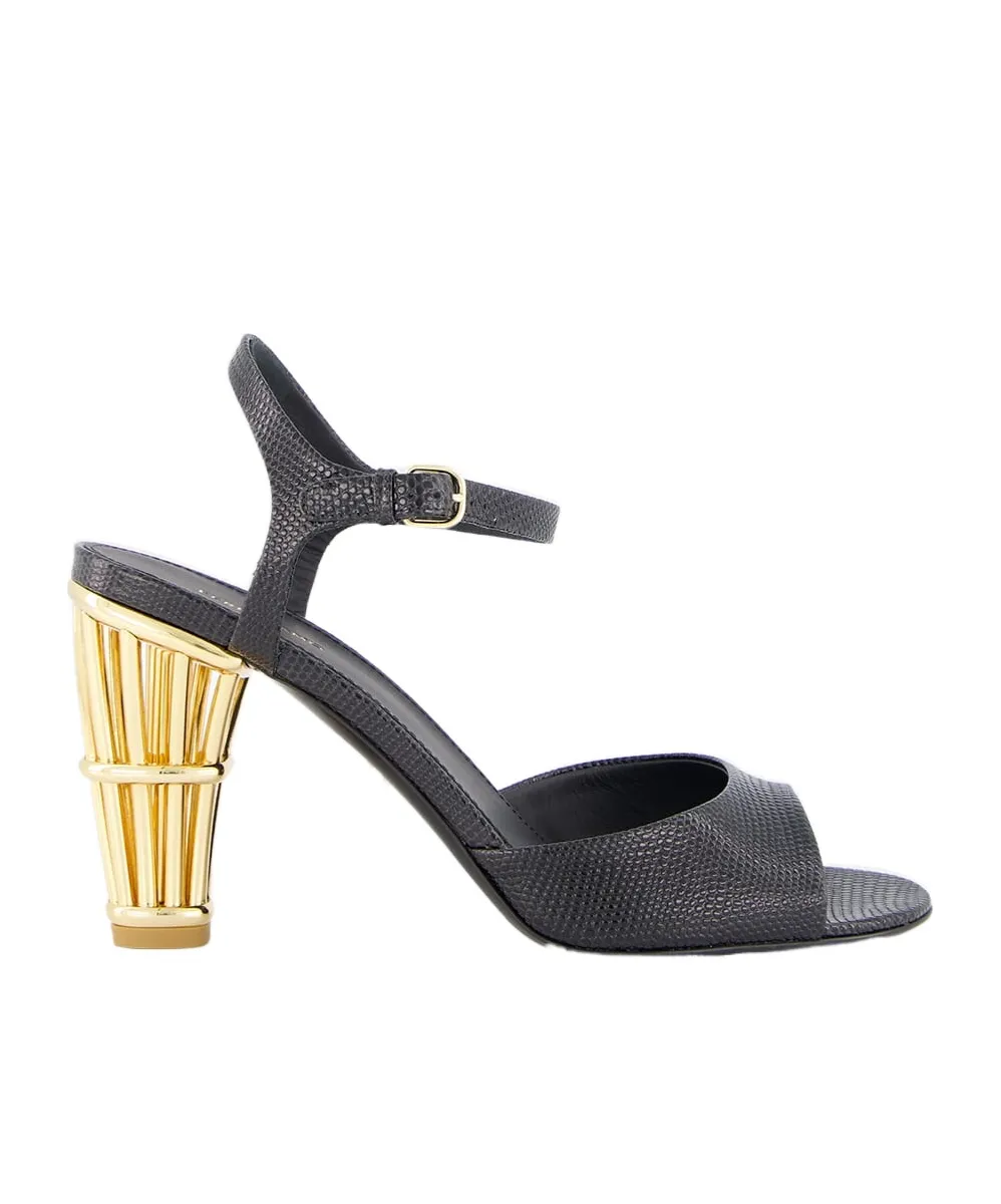 Cage Heeled Sandals