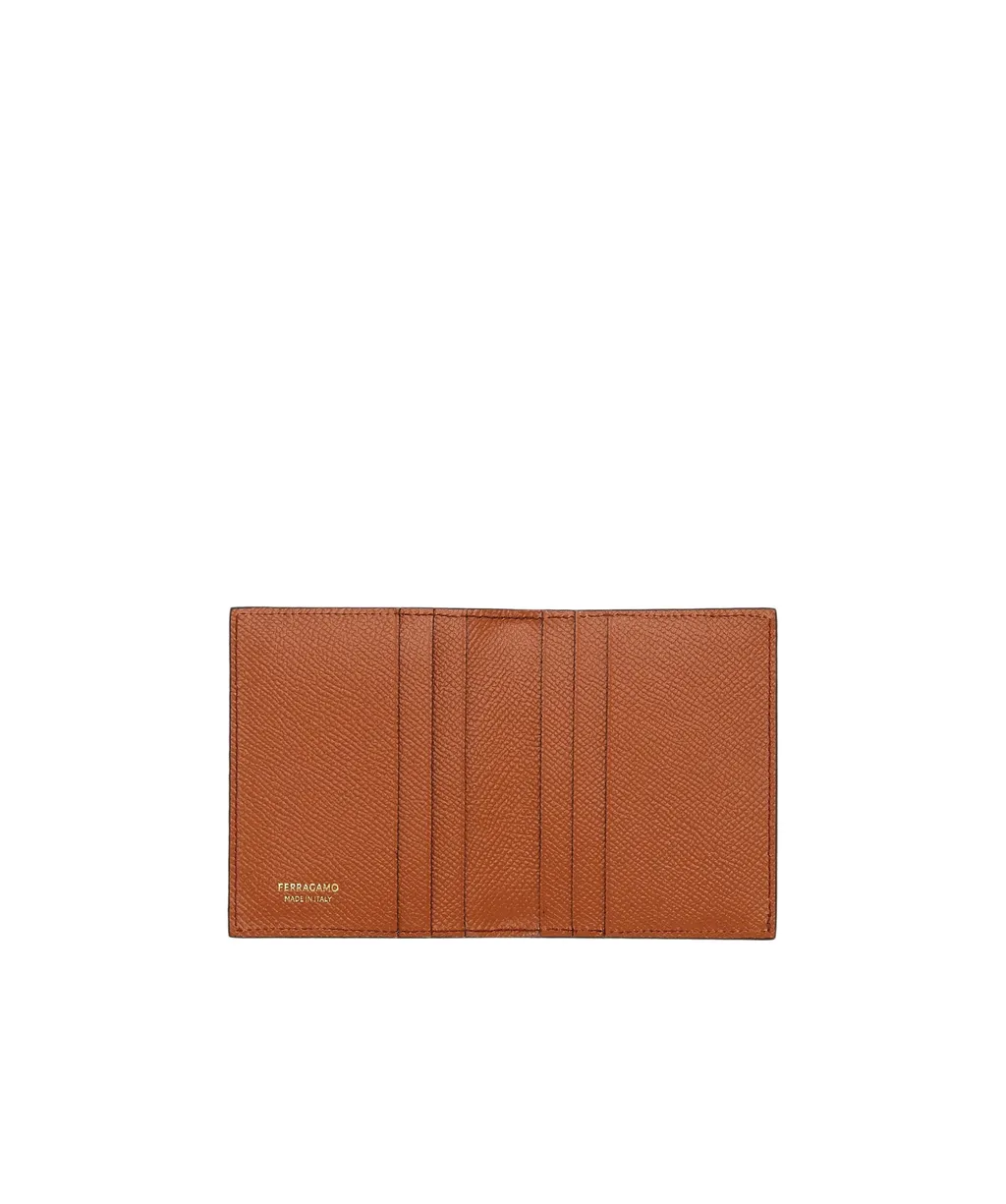 Mini Gancini Logo Bif-Fold Wallet