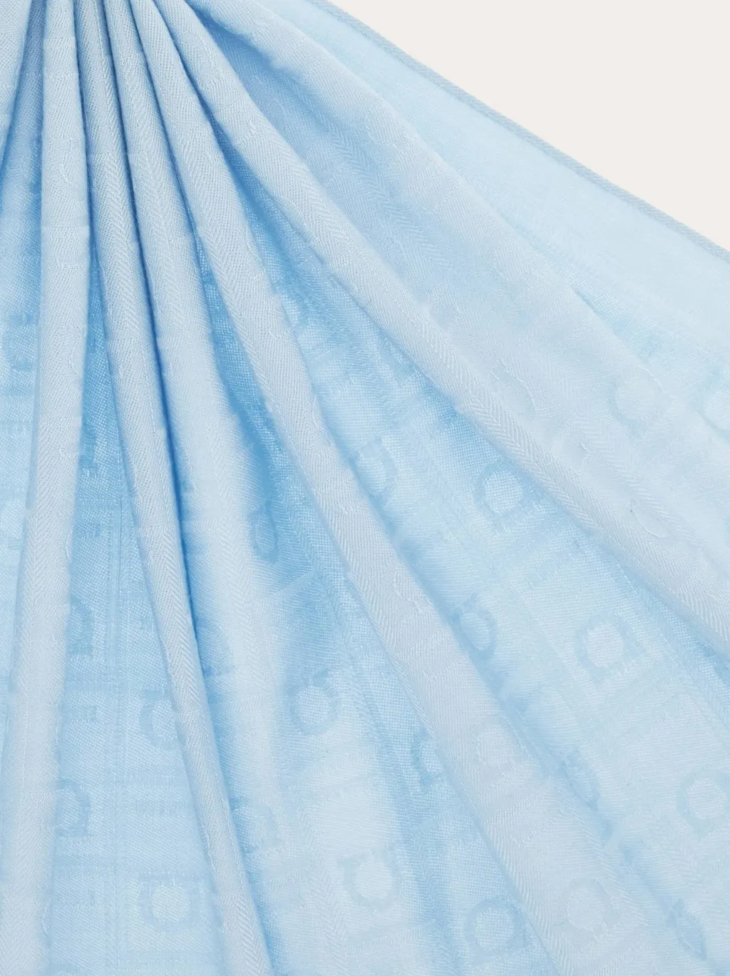Monogram Jacquard Wool Shawl