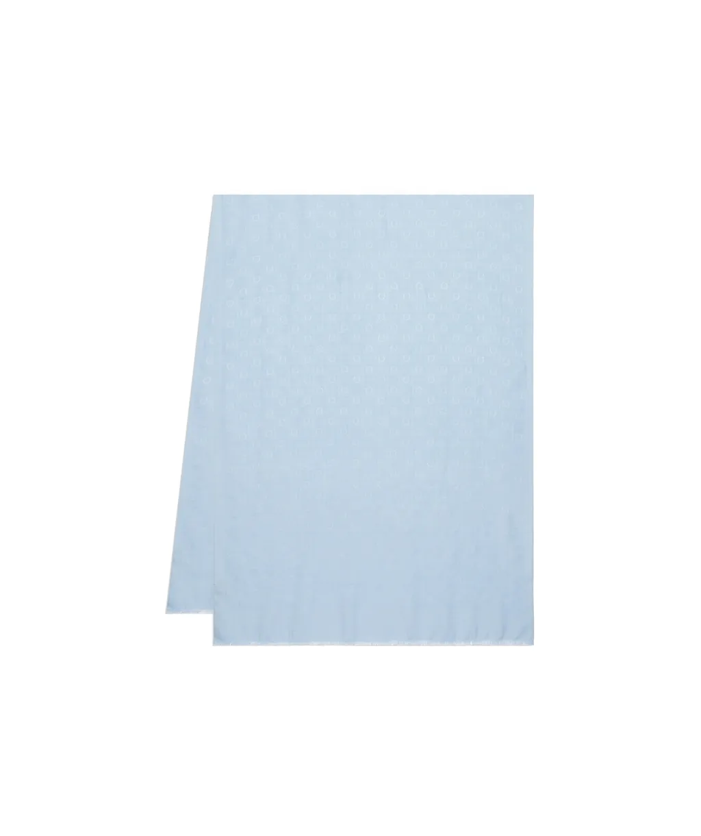 Monogram Jacquard Wool Shawl