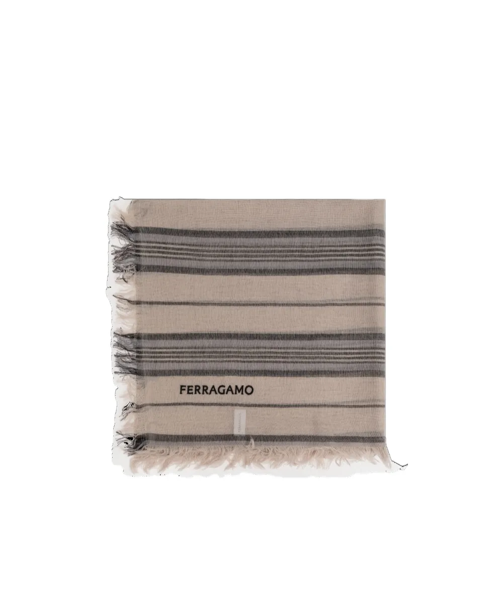 Logo Stripe Scarf