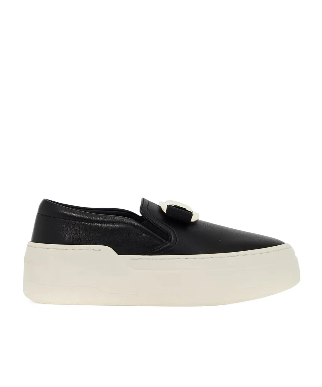 Logo Buckle Low-Cut Casual Shoes