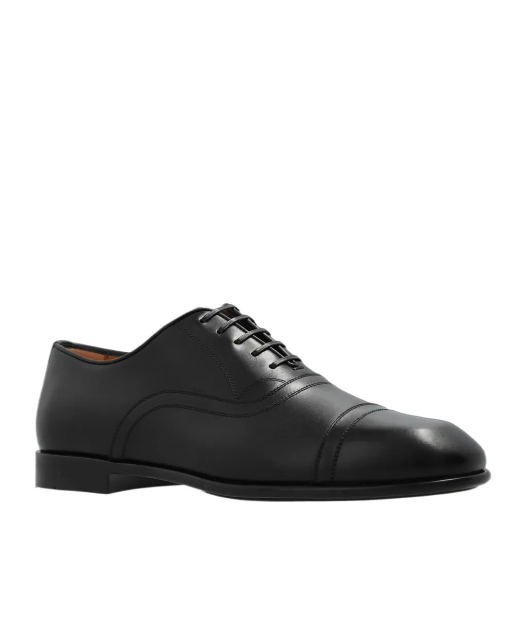 Round Head Lacing Business Dress Shoes