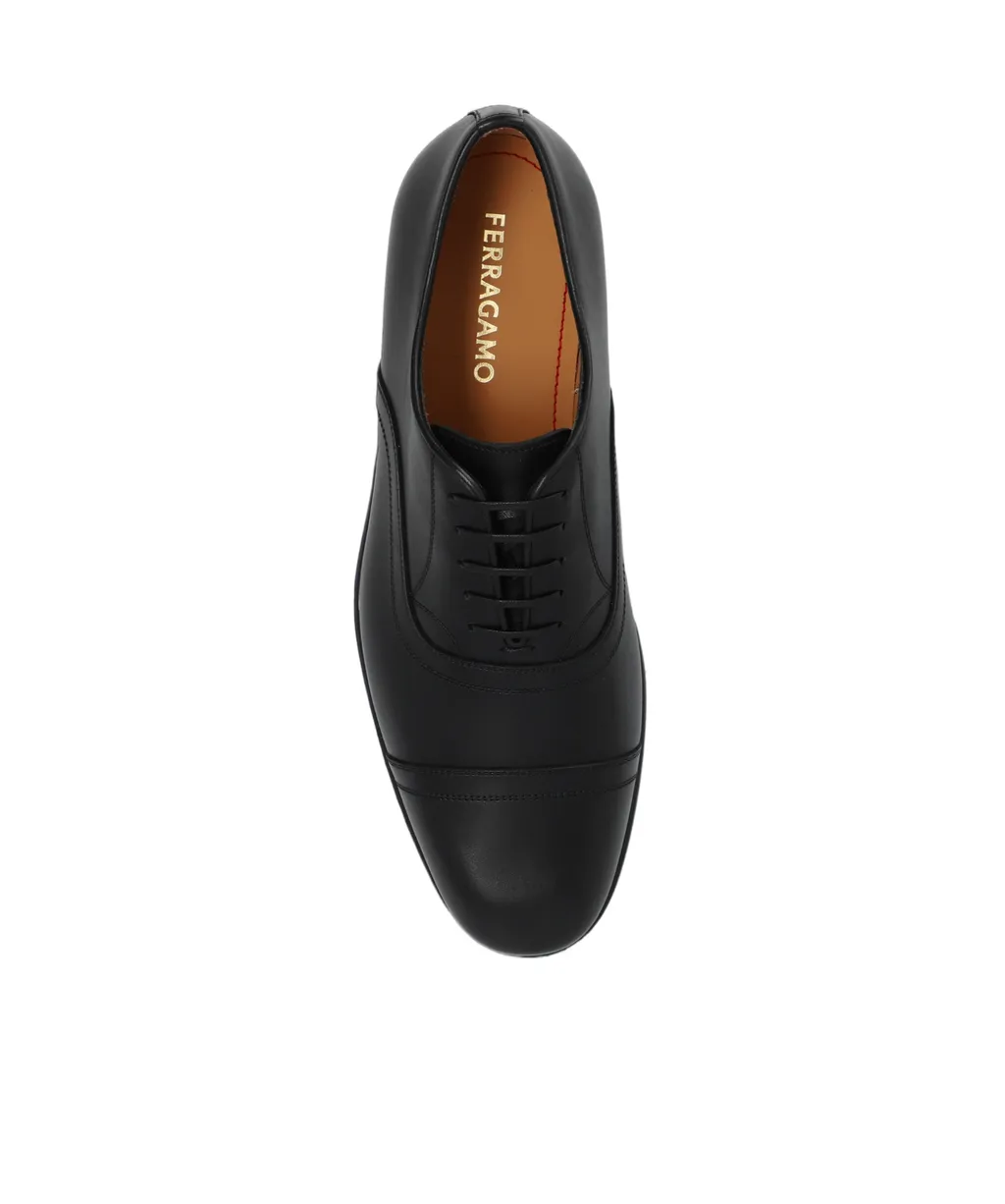 Round Head Lacing Business Dress Shoes