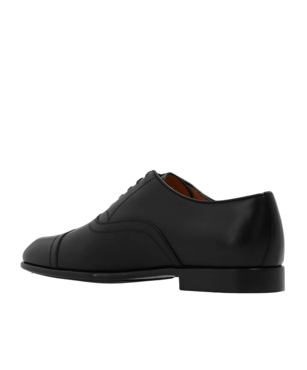 Round Head Lacing Business Dress Shoes