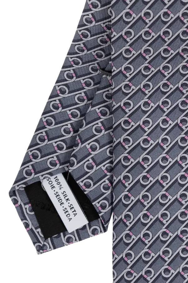 Gancini-Print Tie
