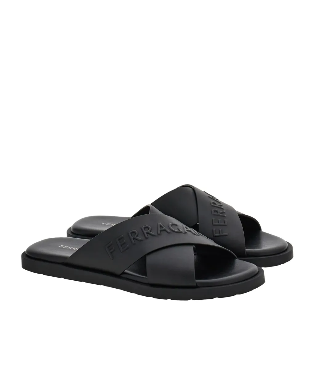 Cross-Strap Slippers