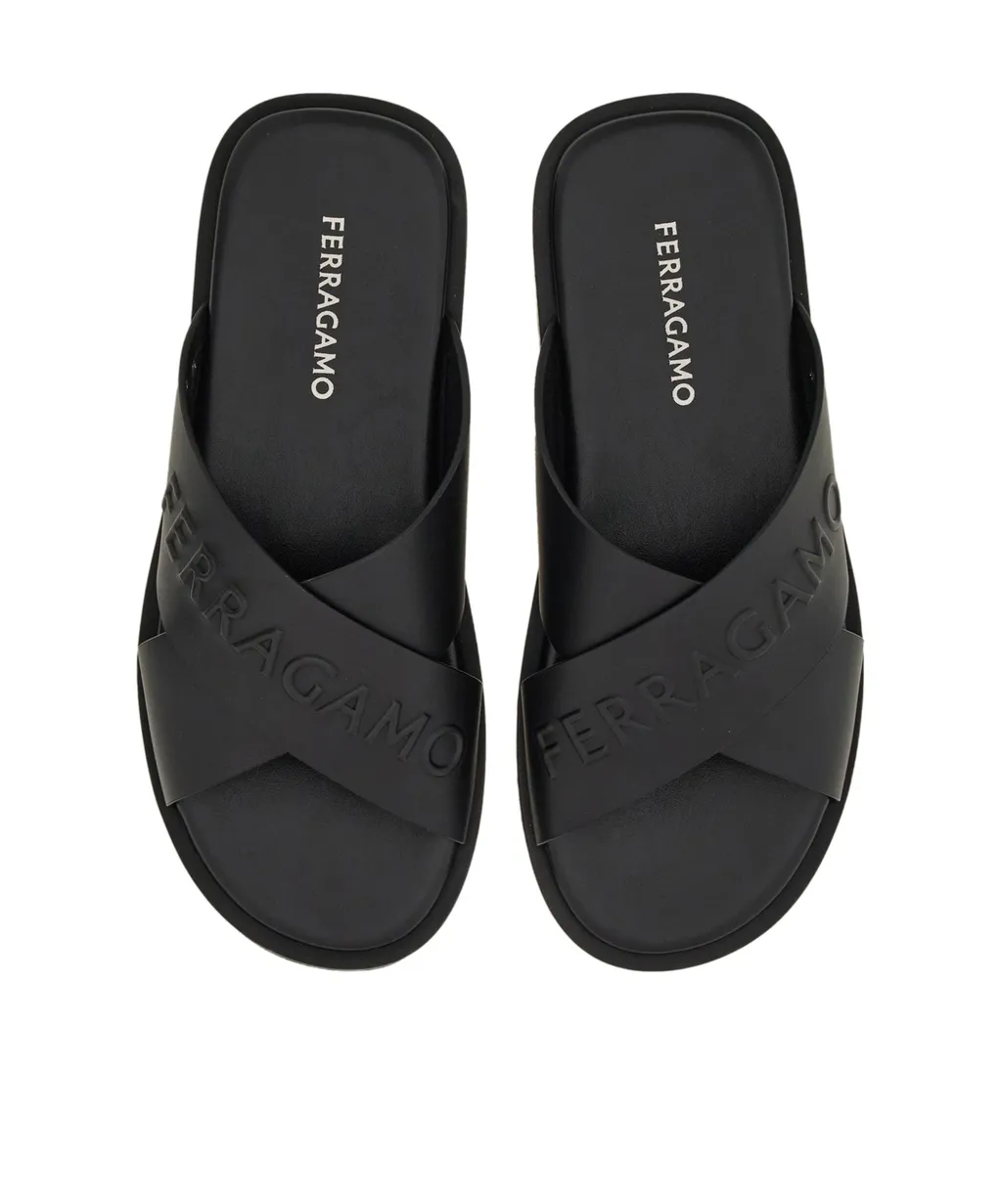 Cross-Strap Slippers