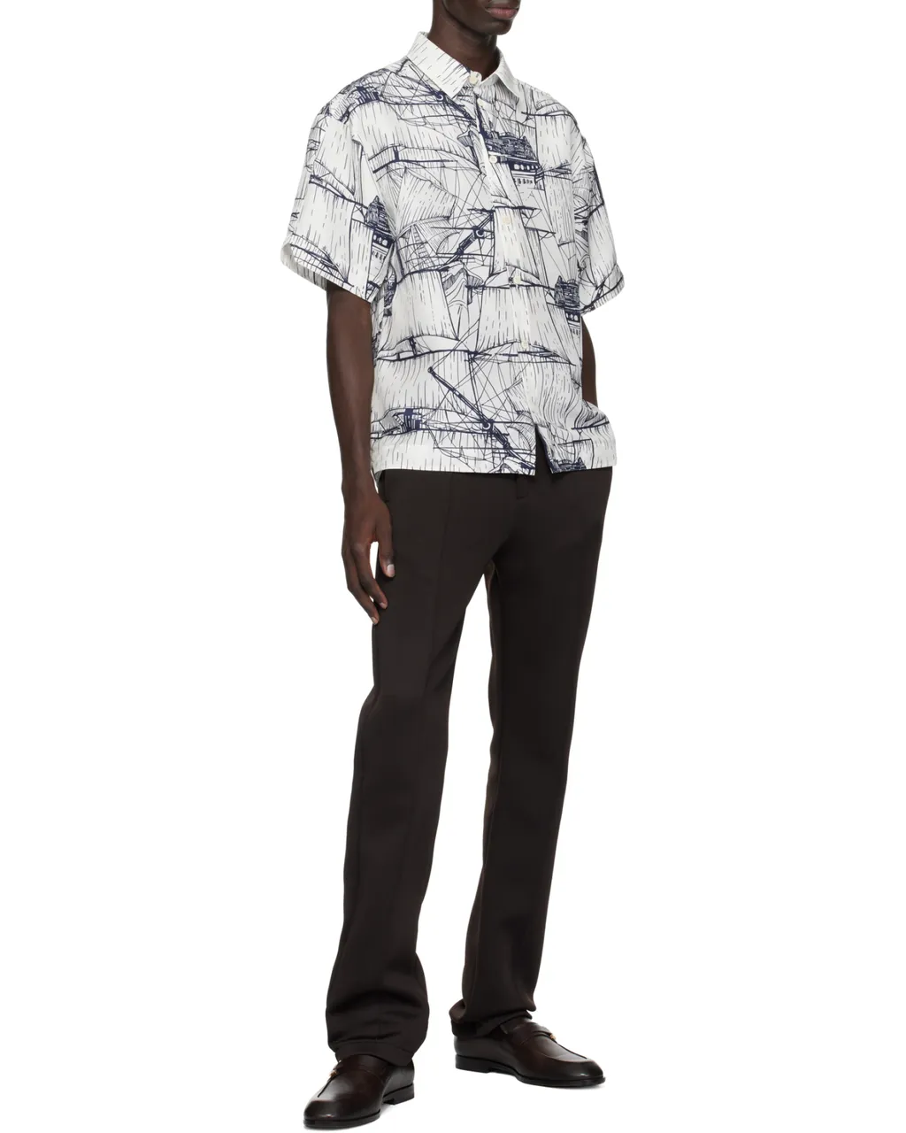 Veliero Printed Short Sleeved Shirt