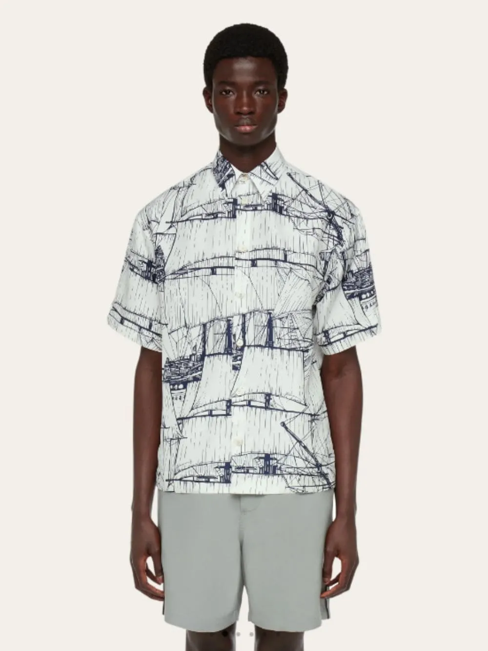 Veliero Printed Short Sleeved Shirt