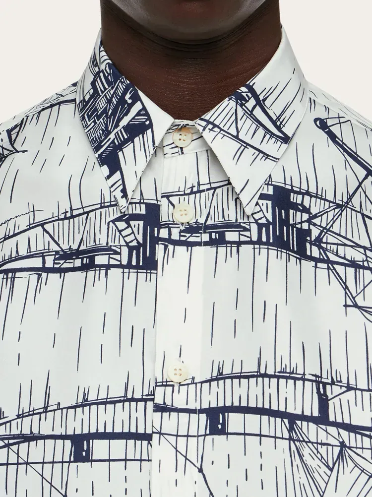 Veliero Printed Short Sleeved Shirt