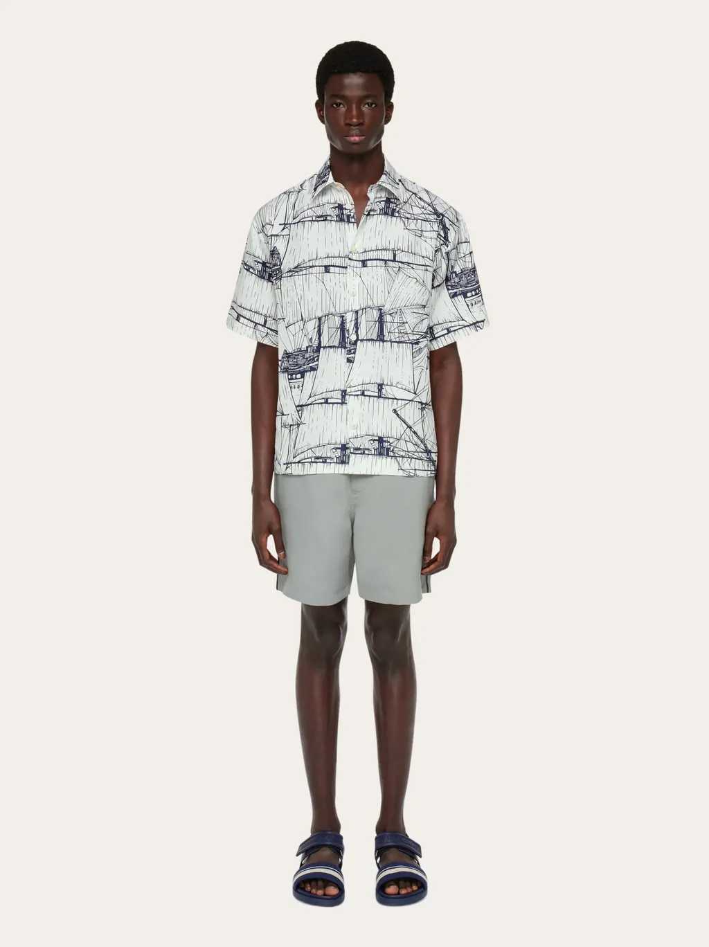 Veliero Printed Short Sleeved Shirt