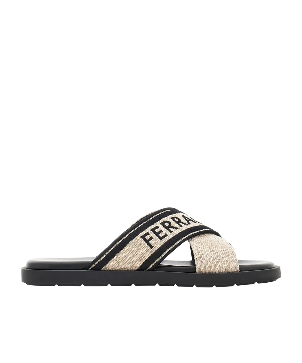 Cross-Strap Slippers