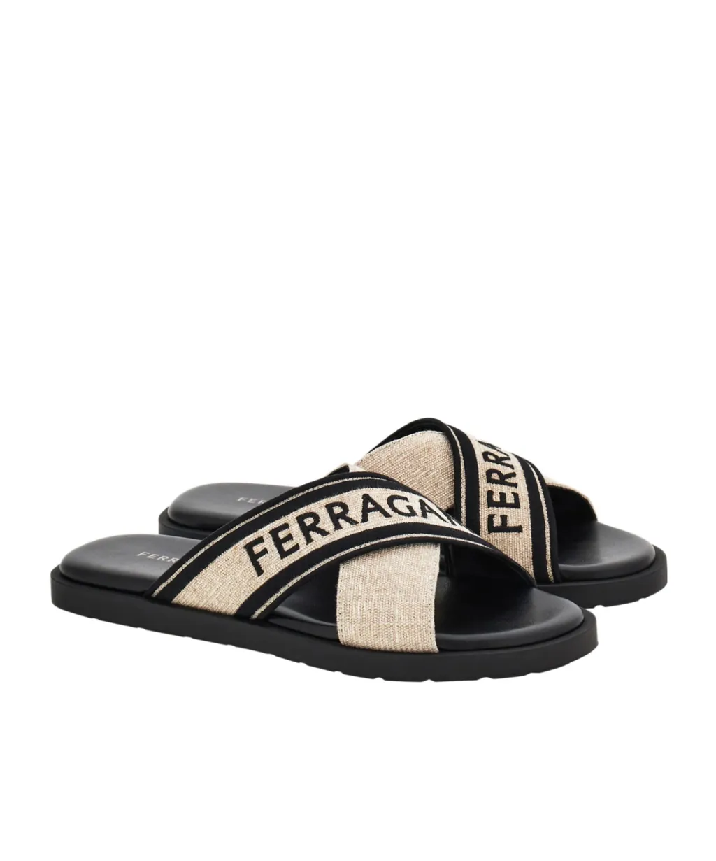 Cross-Strap Slippers