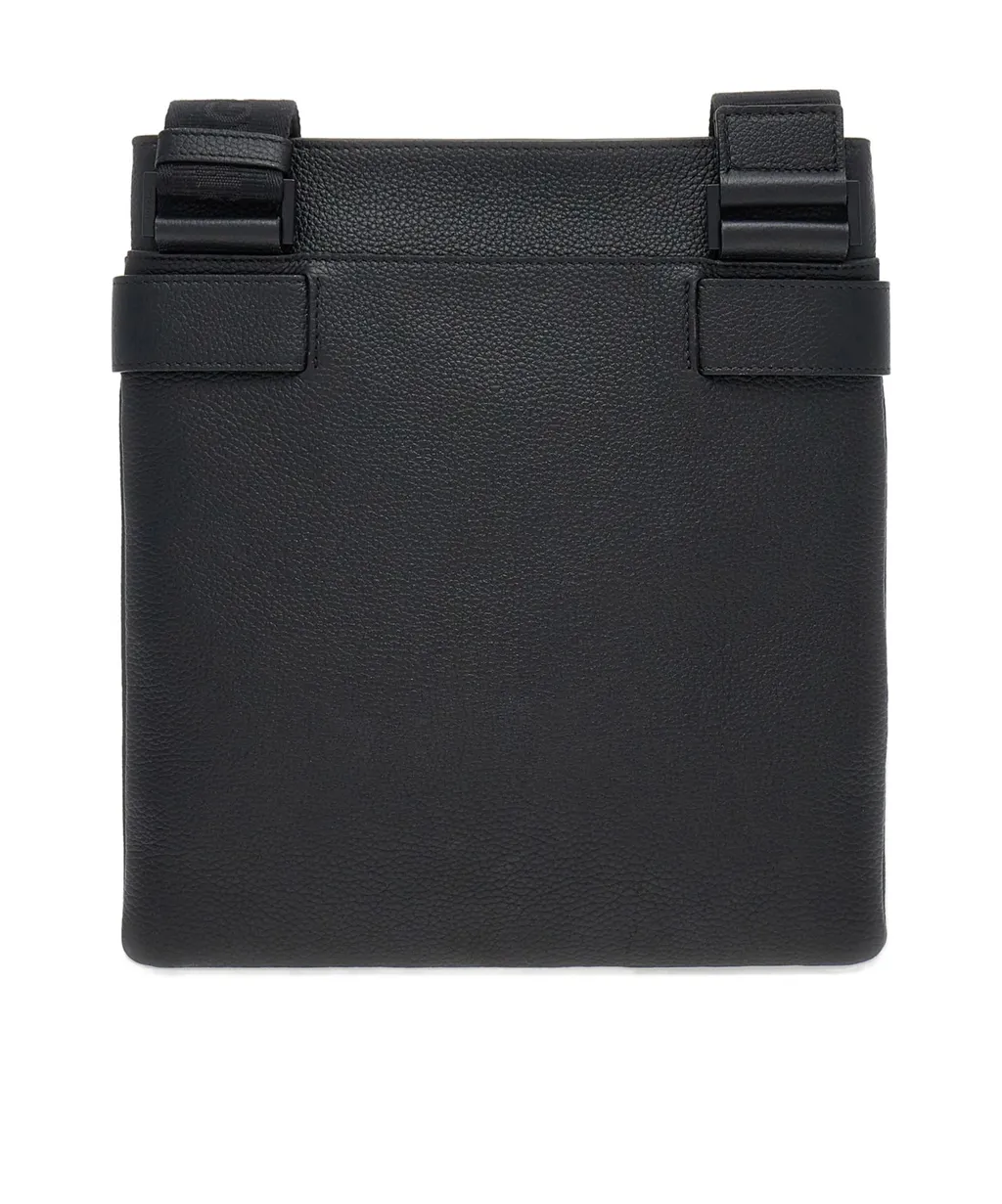 Gancini-Lock Logo Printed Shoulder Bag