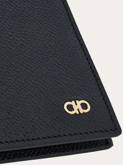Gancini Bi-Fold Leather Wallet