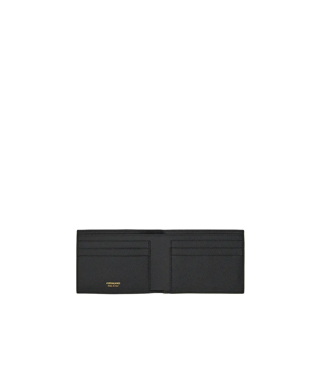 Gancini Bi-Fold Leather Wallet