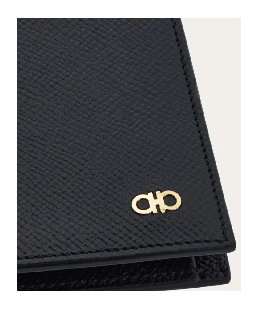 Gancini Plaque Bi-Fold Wallet