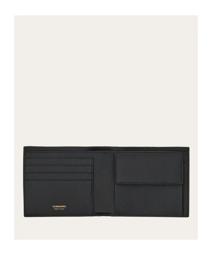 Gancini Plaque Bi-Fold Wallet